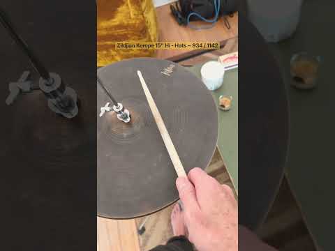Zildjian Kerope 15” Hi - Hats - Thin! - Rare! image 8