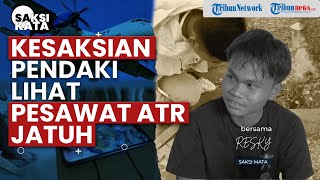 Pendaki Ungkap Detik-detik Pesawat ATR 42-500 Terbakar di Puncak Gunung Bulusaraung Pangkep