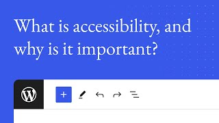 What is accessibility, and why is it important?