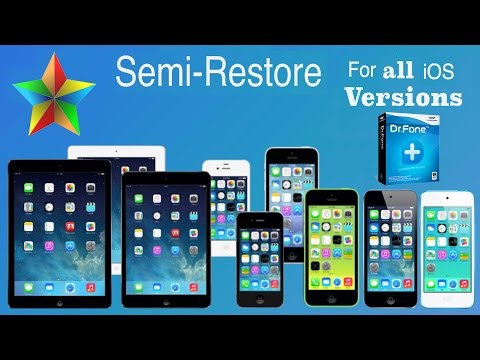 Semi Restore All iDevices: All iOS Versions