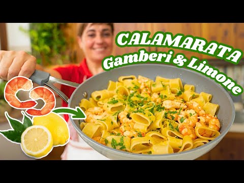 CALAMARATA GAMBERI E LIMONE Ricetta Facile - Fatto in Casa da Benedetta
