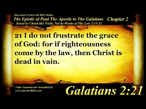 Galatians Chapter 2 - Bible Book 48 - The Holy Bible KJV Read Along Audio/Video/Text