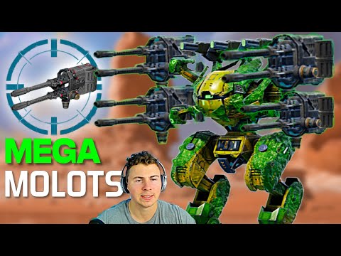 You ASKED For It.... ADVANCED Molots Ripping Through Everyone To RAMPAGE | War Robots
