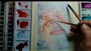 Fairy-Tale Easter Bell 🌸 Magical Watercolor Painting Tutorial (Relaxing Art)