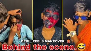Pratik Kamble 005  Devil 👿 Makeup  behind the s