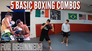 5 Boxing Combos | For Beginners