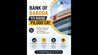 Bank of Baroda to Raise ₹6,000 Cr 💰 | Big Banking Move Explained