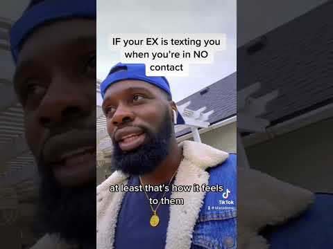 If your ex is texting you when you are in no contact #nocontact #breakups #avoidantattachment