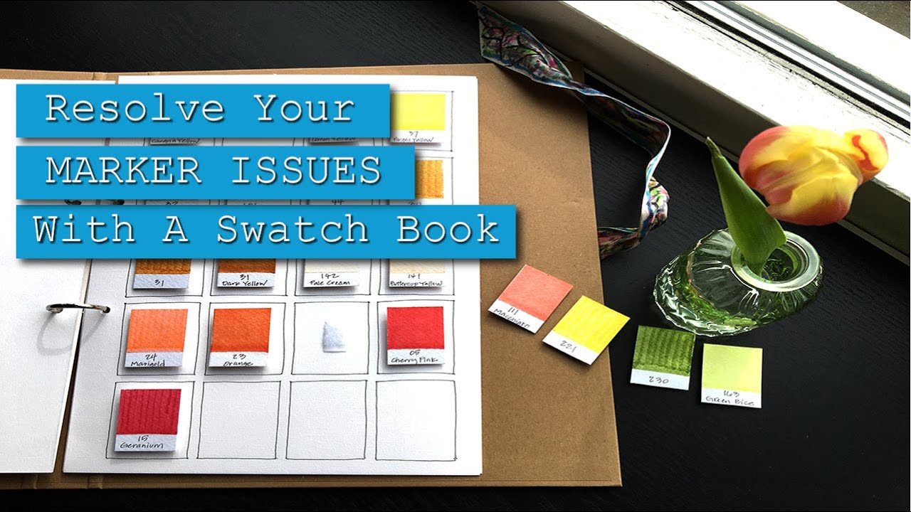 Resolve Your Marker Issues With A Swatch Book: Make a sweet database before using that marker!