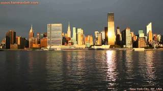 preview picture of video 'Midtown Manhattan seen from the East River 1 Collage Video'
