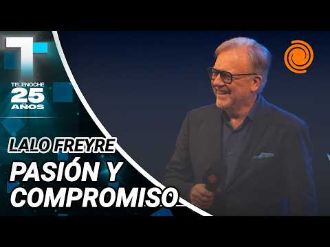Lalo Freyre celebró los 25 AÑOS DE TELENOCHE y recordó cuando se sumó a la pantalla de El Doce