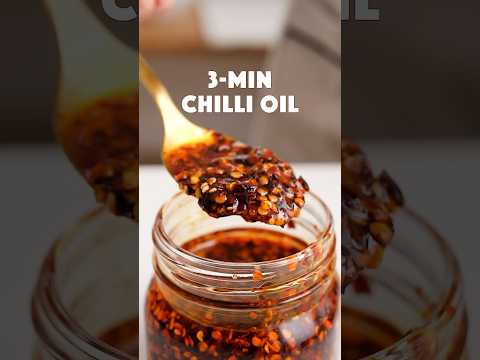 Easy 3-minute chilli oil 🌶️