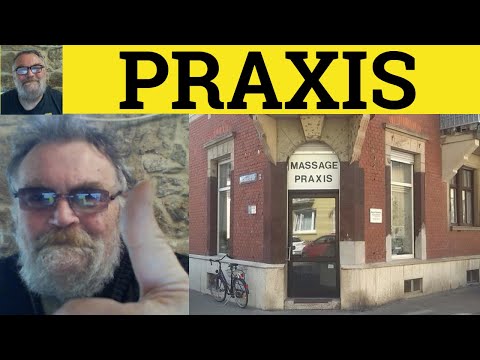 🔵 Praxis Meaning - Praxis Examples - Praxis Definition - Action not Words - Praxis