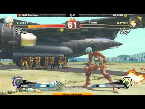USF4 @ TKONY A League - YOMI Dieminion vs OG Shine [720p/60fps]