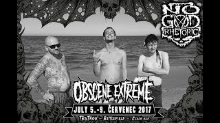 Video No God Rhetoric, Obscene Extreme Festival 2017, 7.7.2017