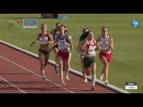 800m [Ž], FINALE, OLJA GALIĆ - Europski olimpijski festival mladih 2022