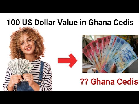Today 100 Dollar in Ghana Cedis Exchange Rate | How Much 100 US to Ghana Cedis