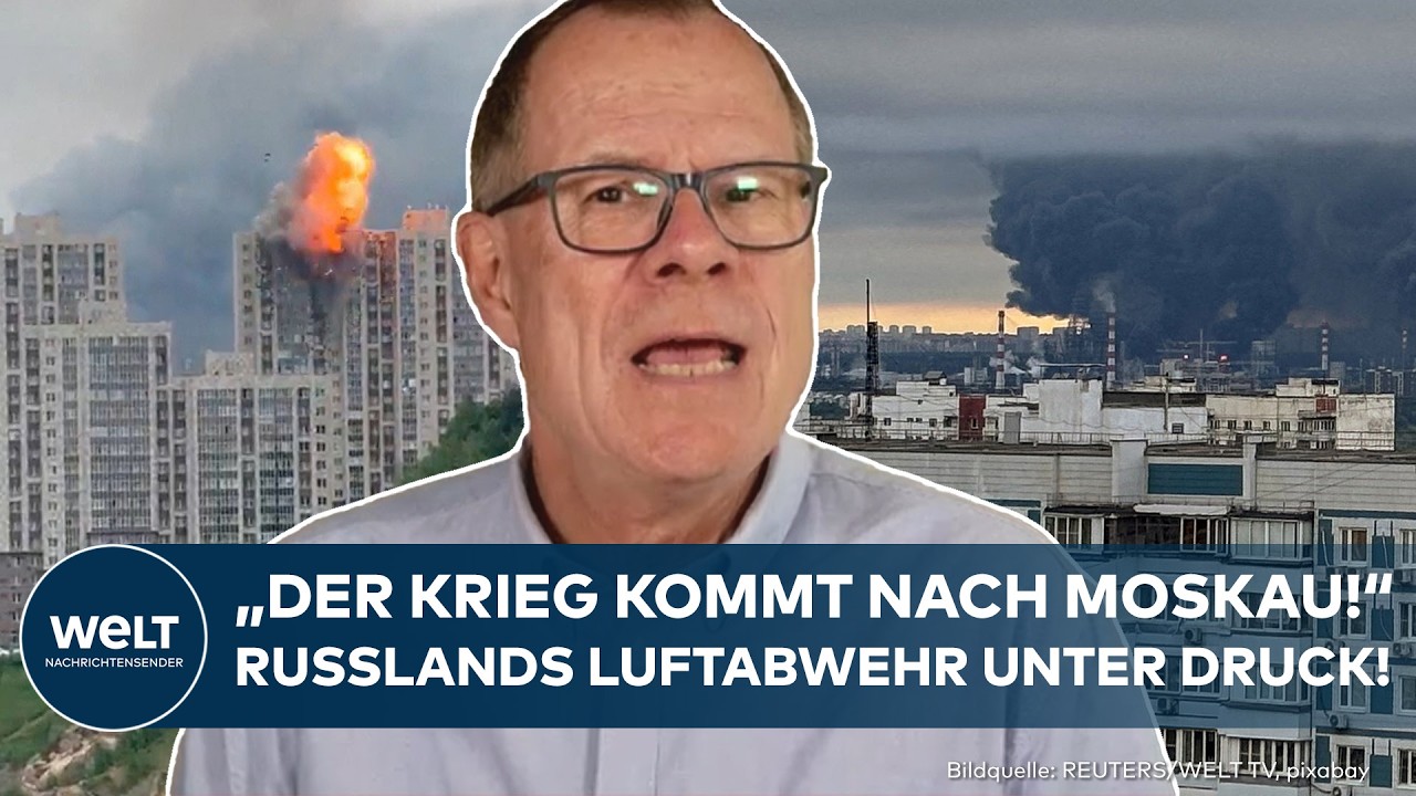 RUSSLAND: Moskau unter Beschuss! Experte sieht neue Phase im Ukraine-Krieg!
