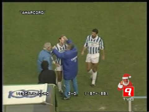 'AMARCORD'  Pescara 2-0 Como  SERIE A 1987-88