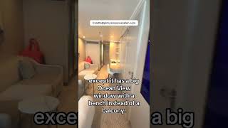 Oceanview cabin on Sun Princess. #sunprincess #princesscruise