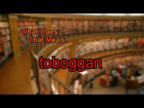 image-Is toboggan a hat or a sled?