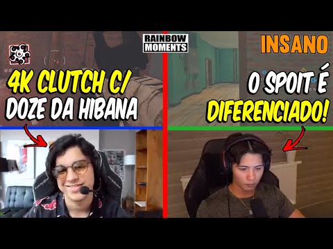 4K CLUTCH LINDO DO S3XYCAKE, SPOIT DANDO AULA DE WAMAI 👽👽  1x3 DE KALI - MELHORES MOMENTOS LIVES R6