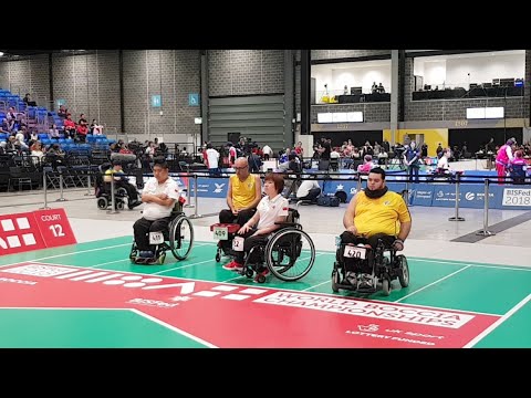 Mundial de Bocha - R3 - Pares BC4 - BRA X CHN