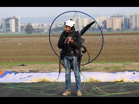 Uncut first solo flight with my paramotor