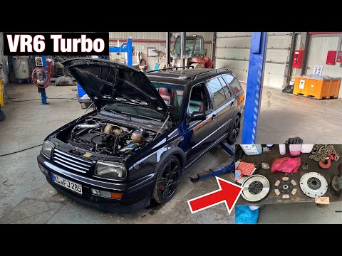 VR6 Turbo Wagon Clutch Install! ( ClutchMaster FX400 )
