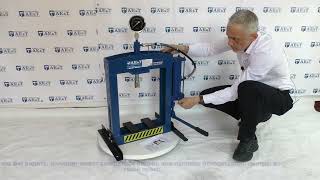 Пресс гидравлический ручной 4 тонны Ae&T T61204M, настольный, гаражный