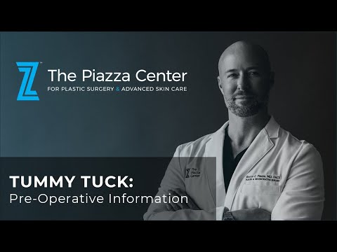 Tummy Tuck: Pre-Operative Information