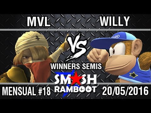 [SmashxRamboot #18] MVL (Diddy, Sheik) Vs. Willyyy (Diddy) Winners semis