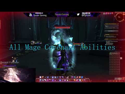 WoW Shadowlands Alpha - All Mage Covenant Abilities