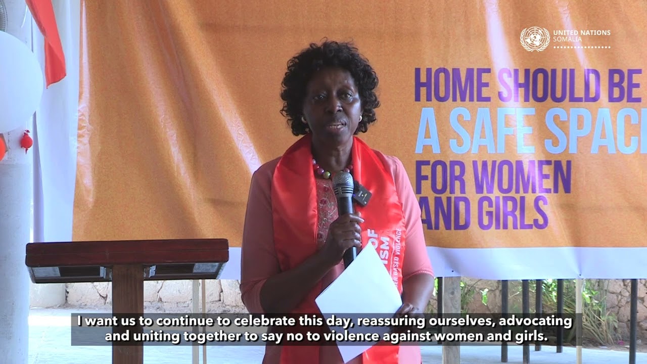 UN  launches 16 Days of Activism Against Gender-Based Violence in Somalia
