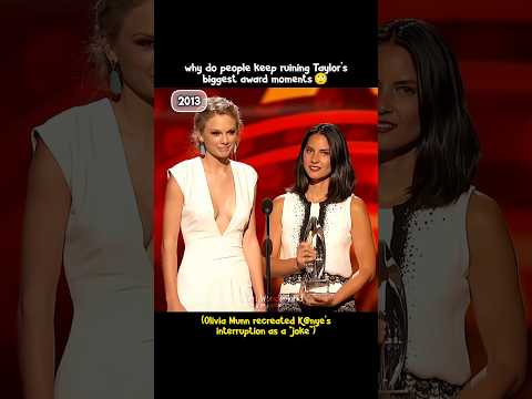 Taylor can’t even accept her awards in peace 🙄 | #taylorswift #shorts