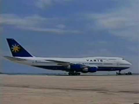 Old CM From TV in Brazil - Varig Airlines 1997 -  New Colors