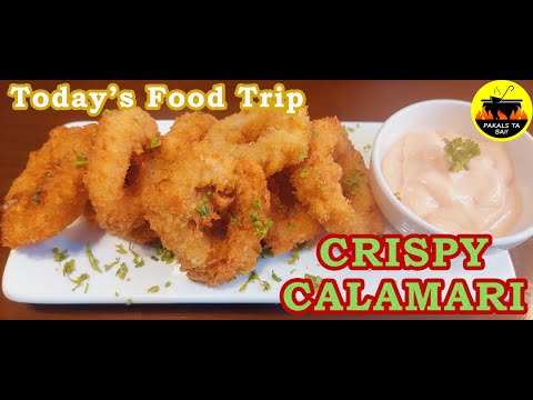 Crispy Calamari I Crispy Fried Calamares I Homemade Crispy Calamari