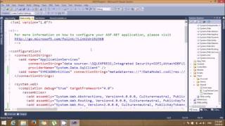 ASP.Net MVC With Database Connectivity
