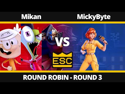 NASB @ ESC 5 - Round 3 - Mikan (Zim, Lincoln, Shredder) Vs. MickyByte (April) - EU Tournament