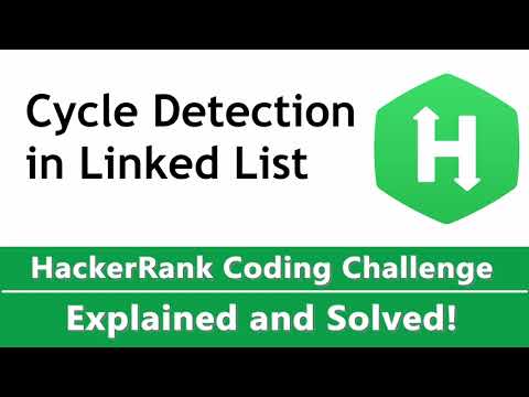 Cycle Detection In Linked List Coded In Python Hackerrank Solution