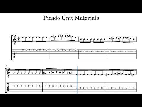 Picado Unit Materials | TAB |