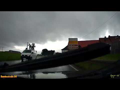 Autobahn A38 - Die Bundesstraßen B4 und B249 in Thüringen - Germany