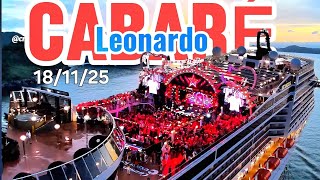 NAVIO CABARÉ LEONARDO 18/11/25  MSC PREZIOSA santos cruzeiro navio @cruzeiros2025  #drone #tematico