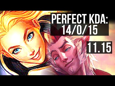 LUX vs RAKAN (MID) | 14/0/15, Legendary, 400+ games | BR Grandmaster | v11.15
