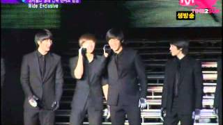 [TIME2SUB] 091209 MNet Wide News - 2PM in Wonder Girls Concert