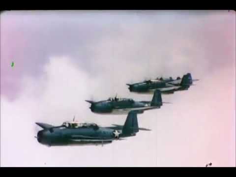 US Navy Grumman TBF Avenger on USS Yorktown (CV-10)