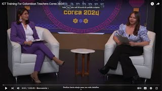 ICT Training For Colombian Teachers Corea 2024