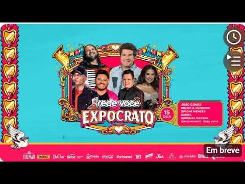 🔴 AO VIVO | EXPOCRATO 2026: Simone Mendes, João Gomes, Bruno & Marrone, Daniel e muito mais | 15/07