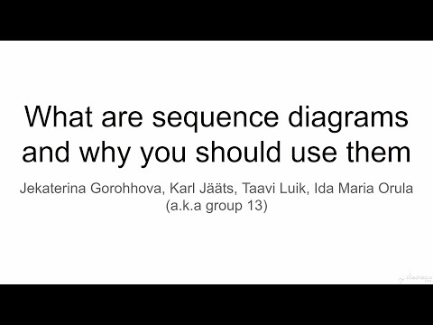 Sequence diagrams pros. Group 13.