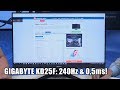 Gigabyte Aorus KD25F 240Hz gaming monitor review